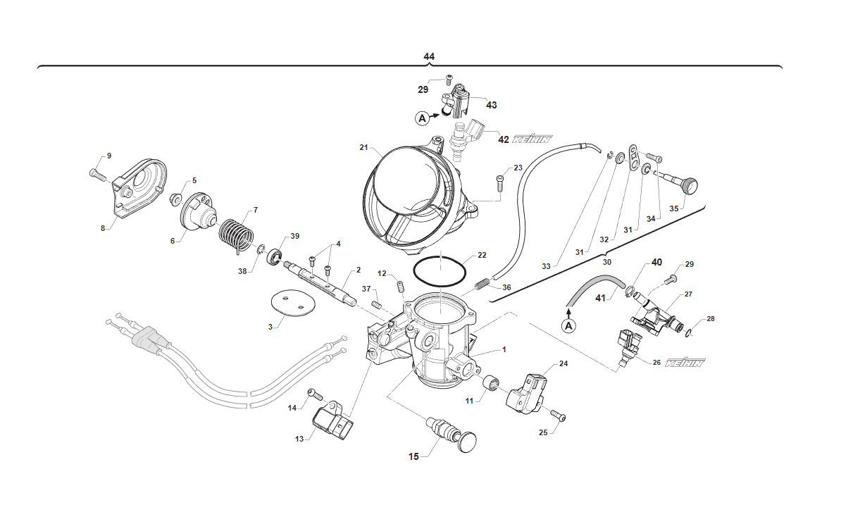 4T 450 FI SMK DE 2022 A 2026 - CUERPO DEL ACELERADOR